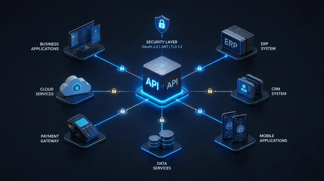 Visuel hero — schéma d'architecture