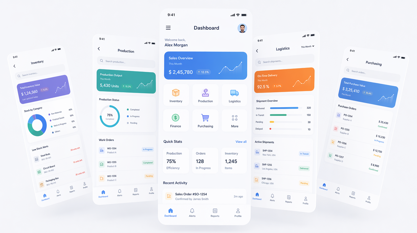 Visuel hero — outil métier